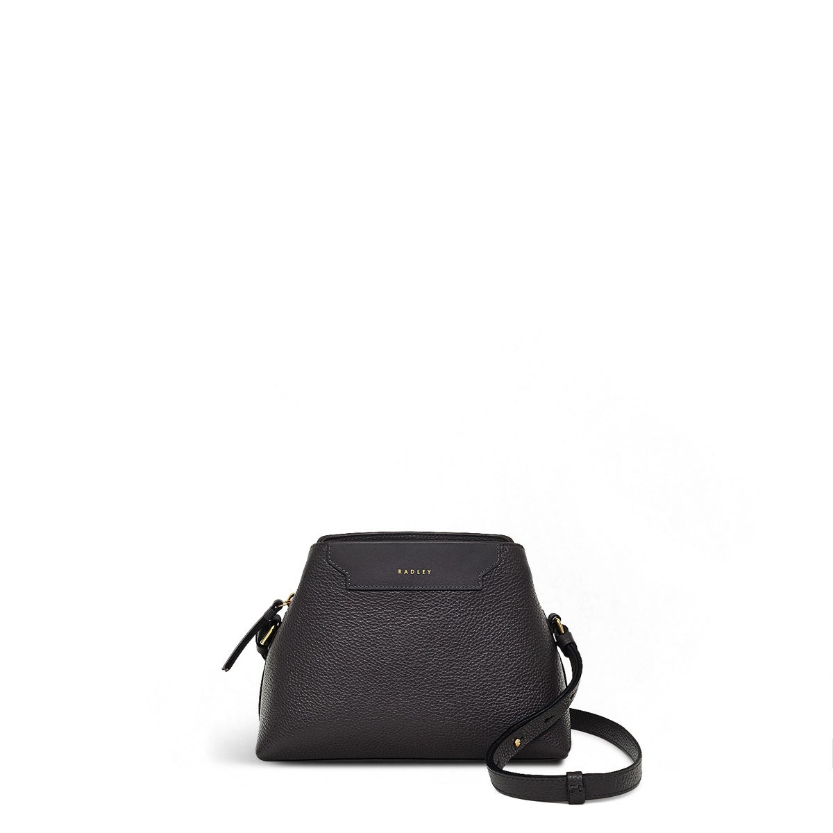 Piccardy Hill 2.0 Leather Small Ziptop Crossbody Bag in Thunder - 110074