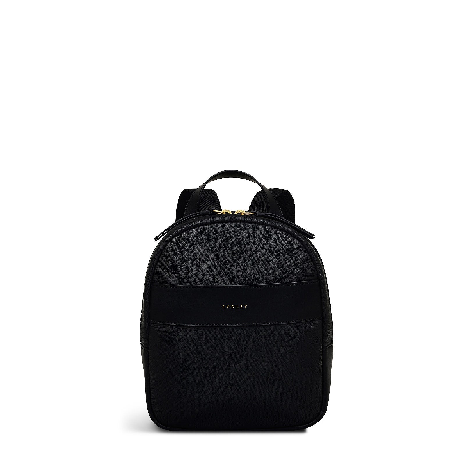 cheap small black leather backpack Black Small Zip Around Backpack | Suffolk Road AW24