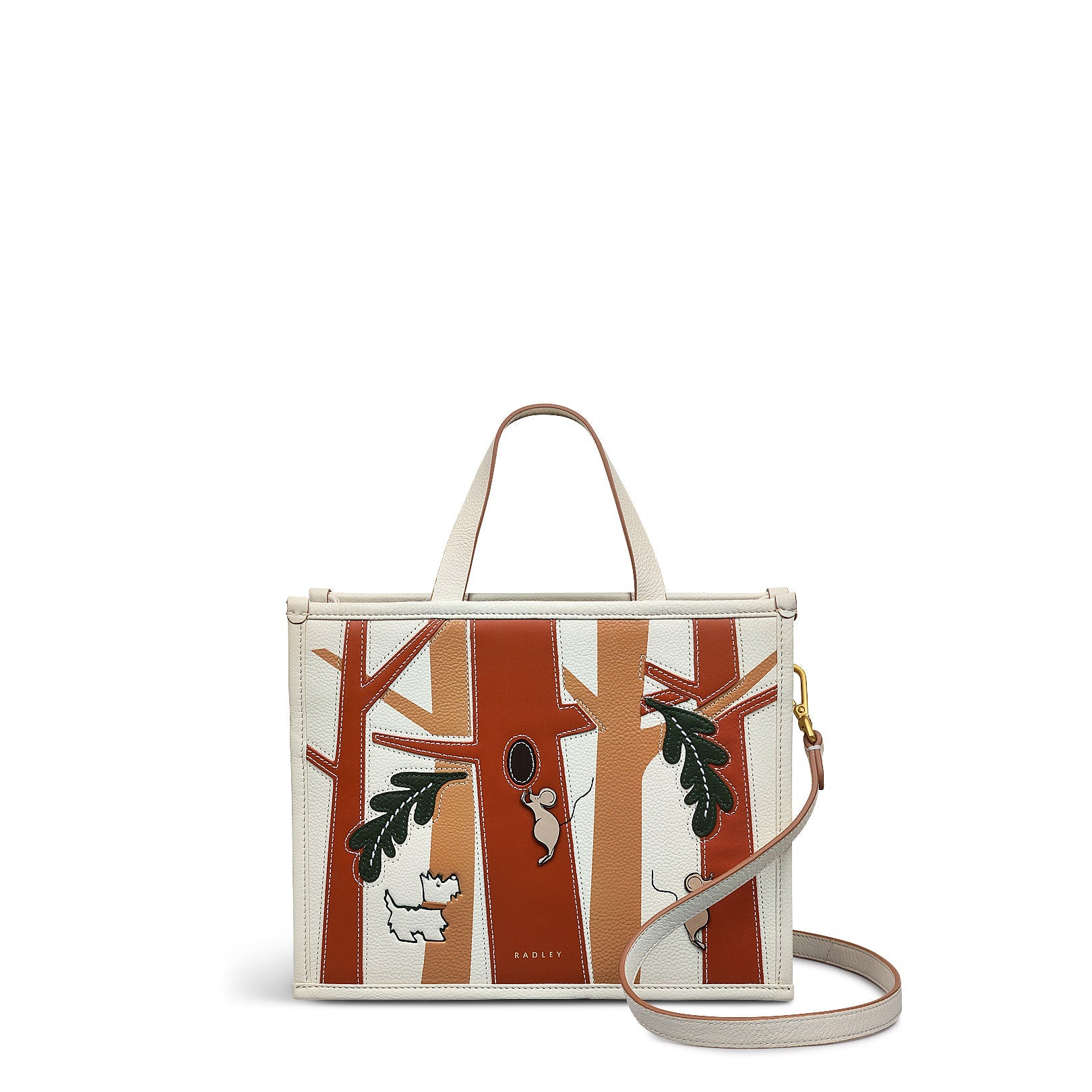 Autumn Editions Medium Open Top Grab Bag in Chalk - 110122