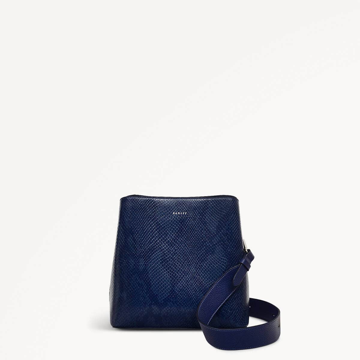 Dukes Place Leather Medium Compartment Crossbody Bag in Evenfall - 110154