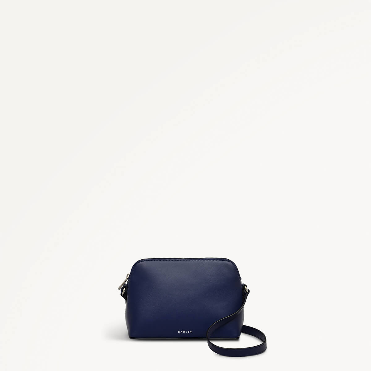 Bow Street Leather Small Ziptop Crossbody Bag in Evenfall - 110198