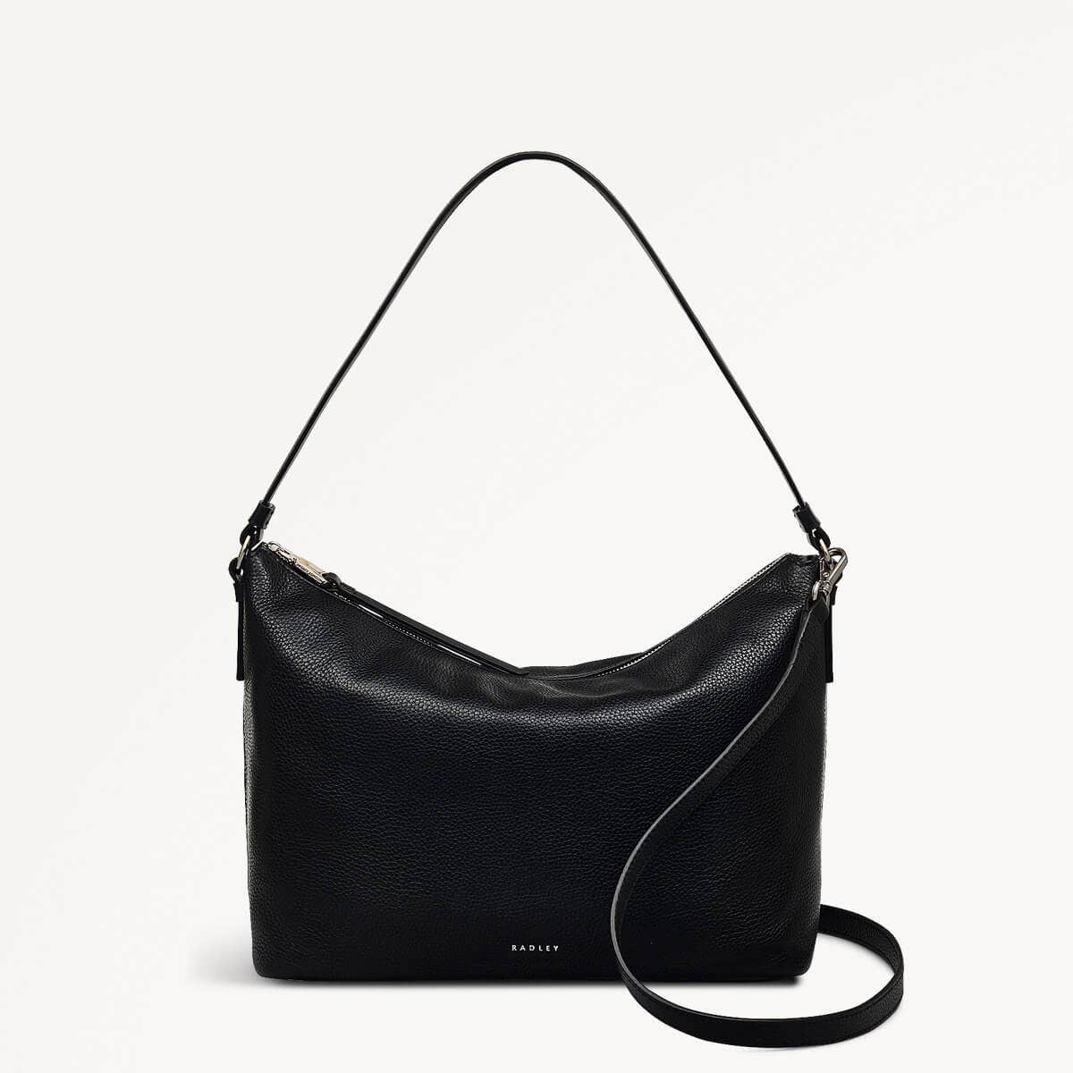 Black Medium Ziptop Shoulder | Bella Radley Ss25 | Radley