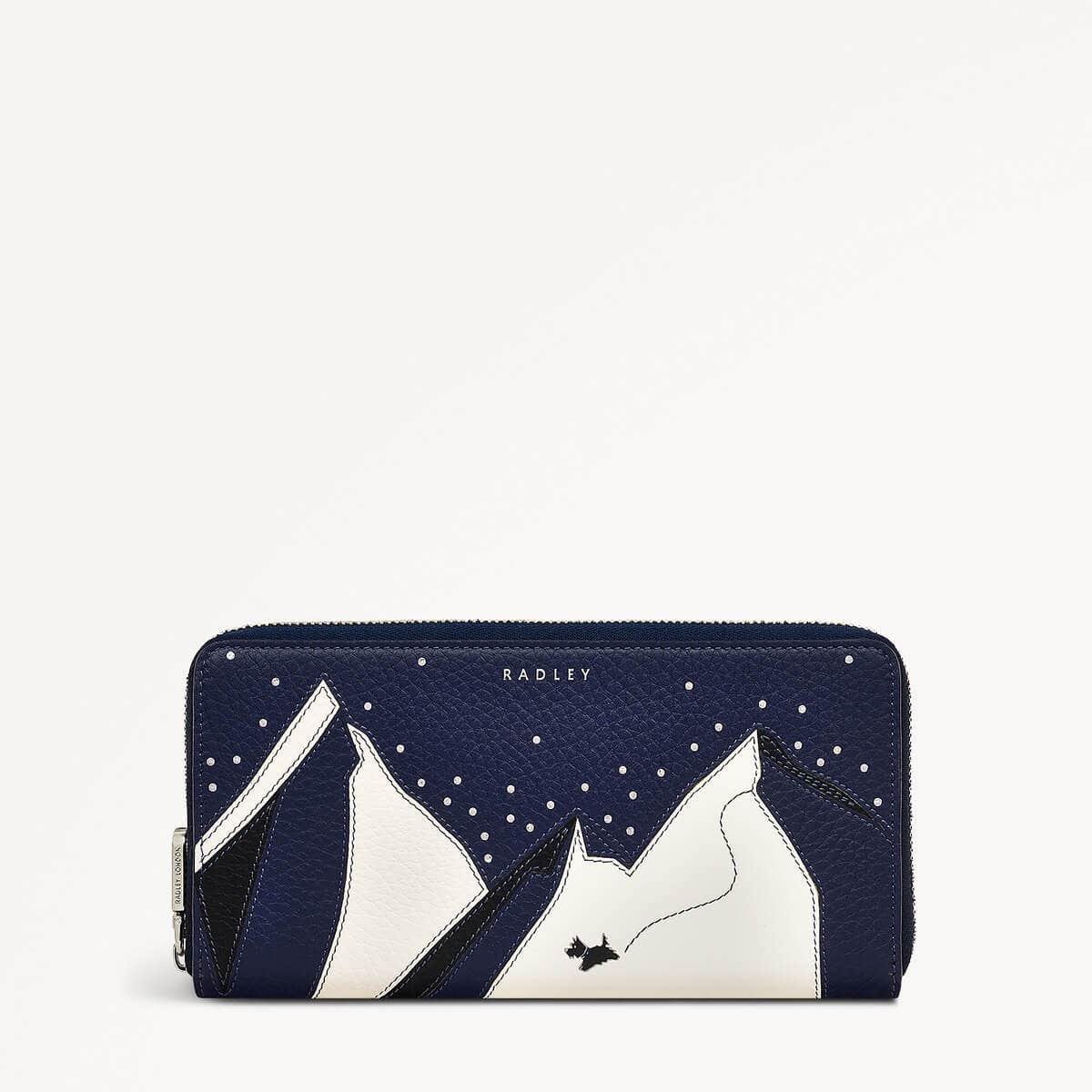 Mountain Wanderers Leather Zip Around Wallet in Evenfall - 110221