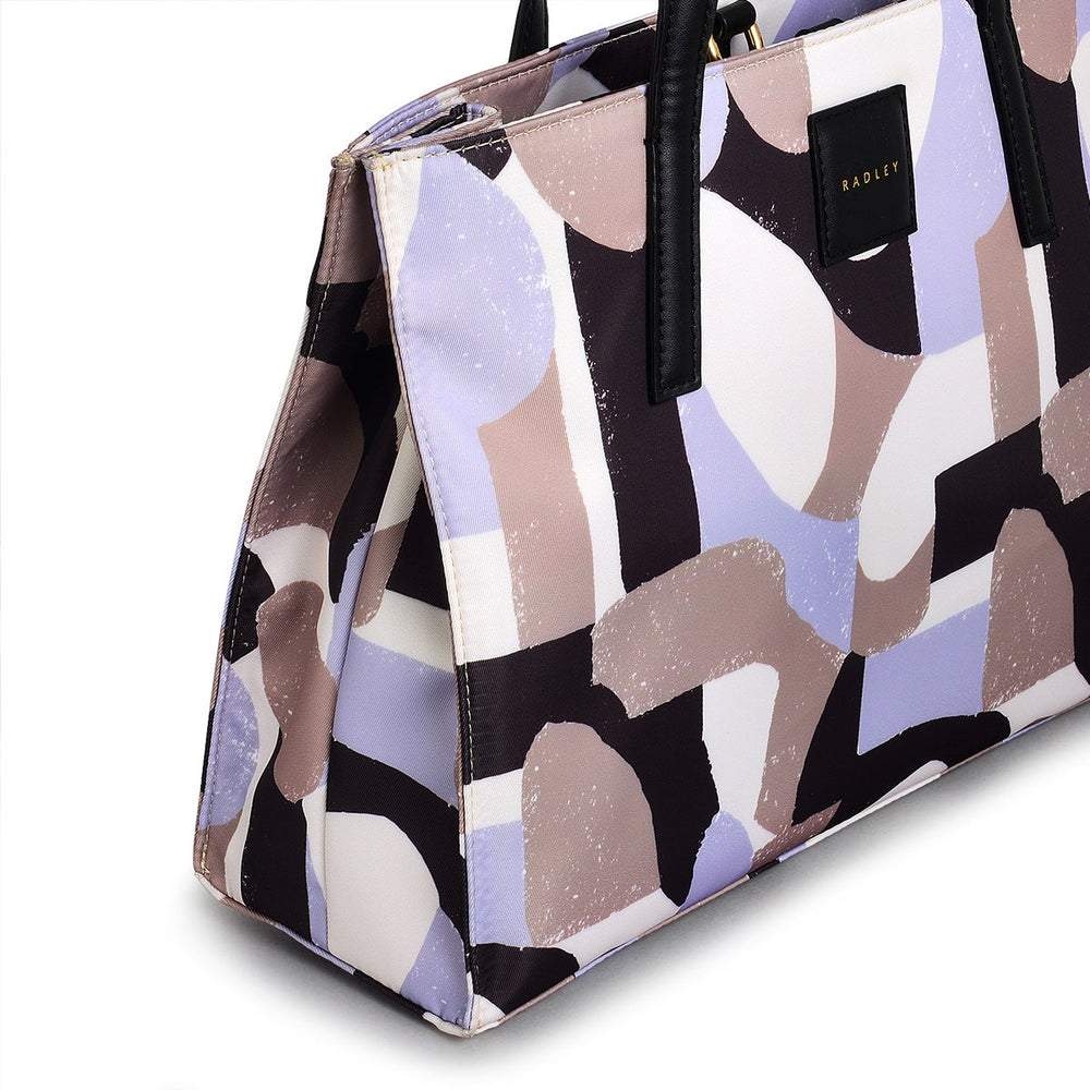 Argyll Street Fabric Medium Open Top Grab Bag in Thistle - 110398