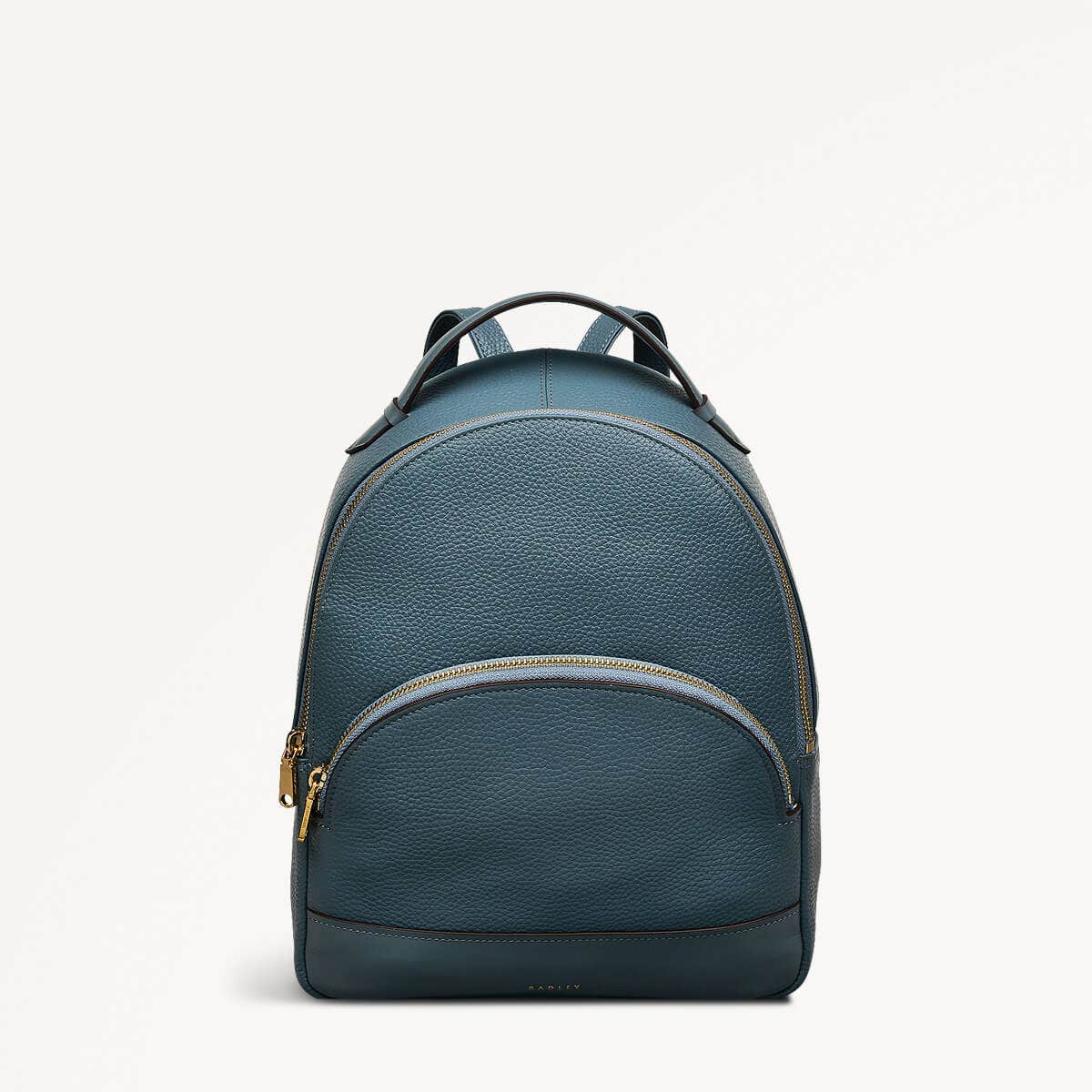 Dallington Leather Medium Zip Around Backpack in Uniform - 110463