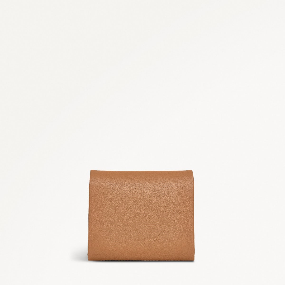 Mallow Street Leather Medium Flapover Wallet in Dark Butter - 110768