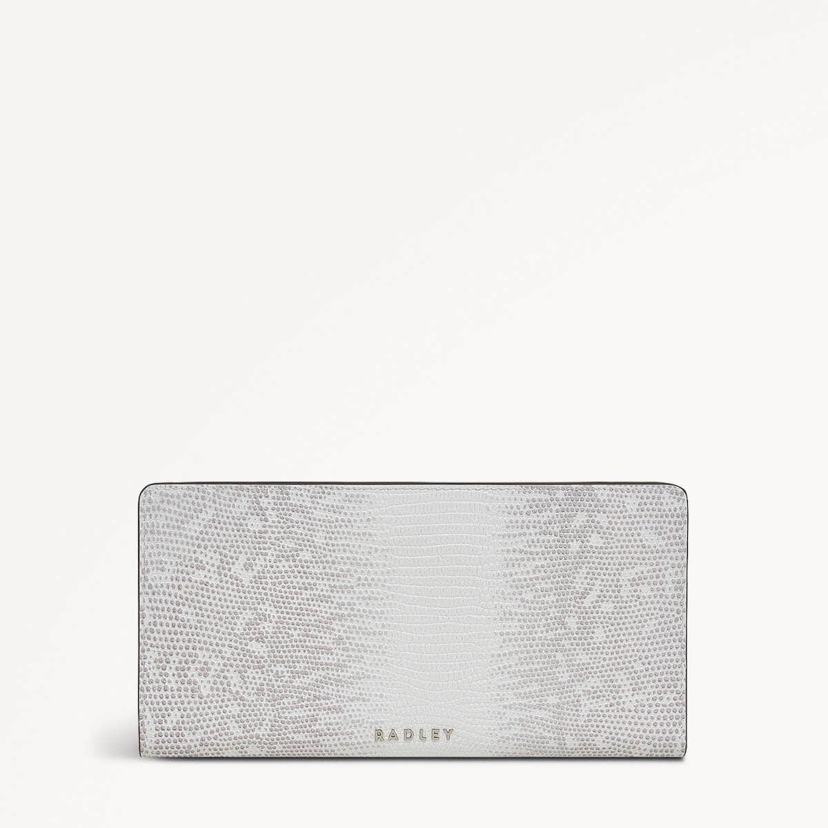 Coin Street Leather Large Bifold Wallet in Bright White - 110808
