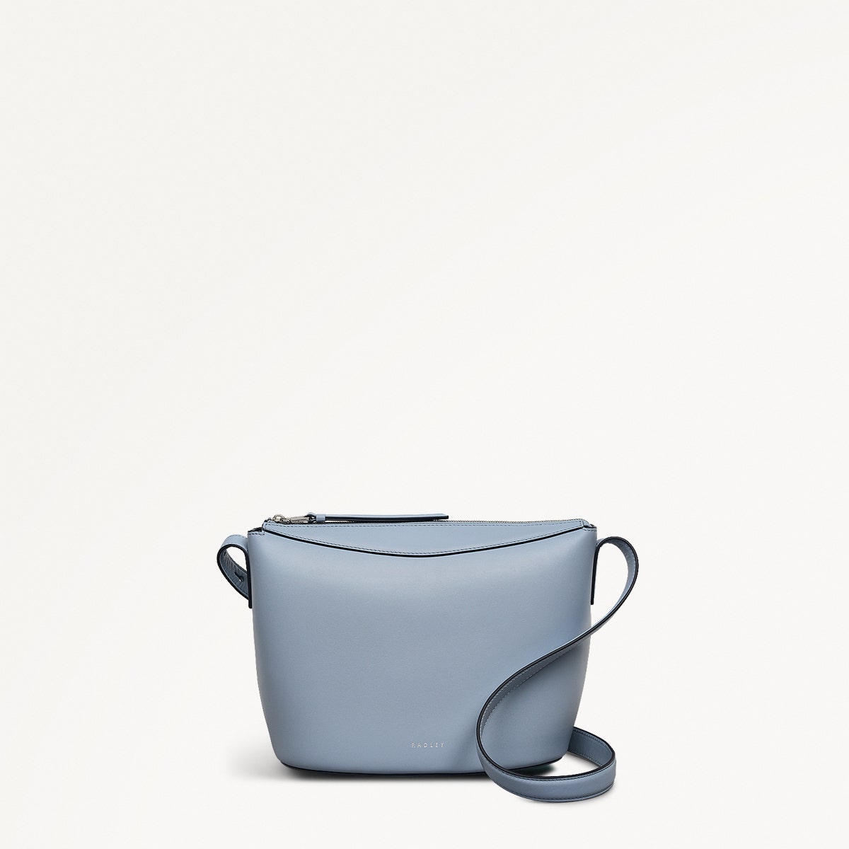 Smoke Blue Small Ziptop Cross Body Bag | The Kensal SS25 | Radley