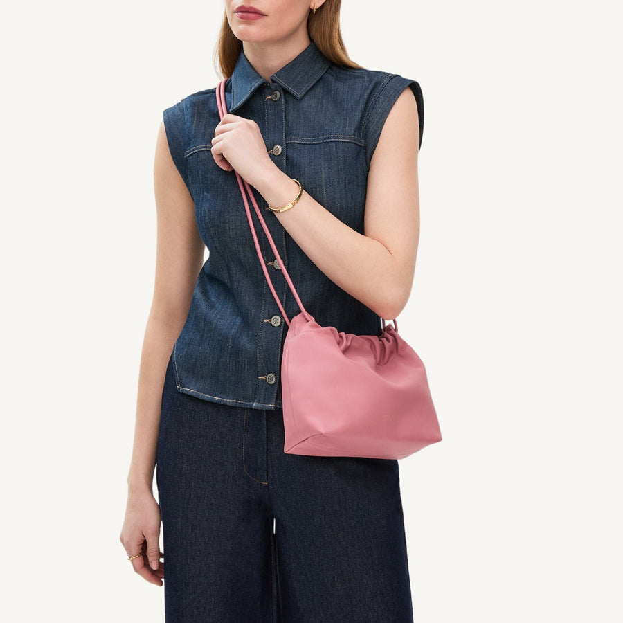 Blake Mews Medium Open Top Cross Body Sienna Pink - 110835