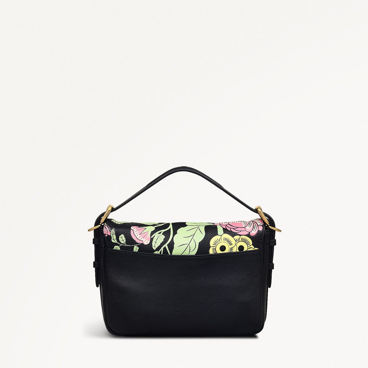 Rhs Ss25 Small Flapover Cross Body Black - 110851