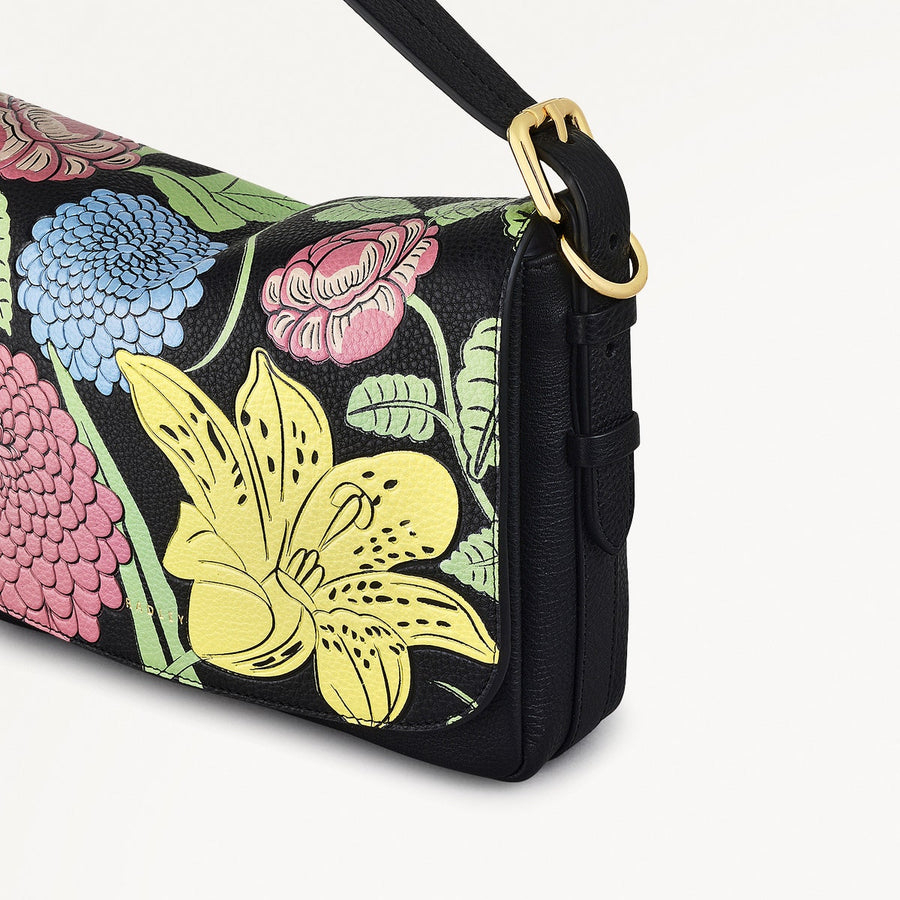 Rhs Ss25 Small Flapover Cross Body Black - 110851