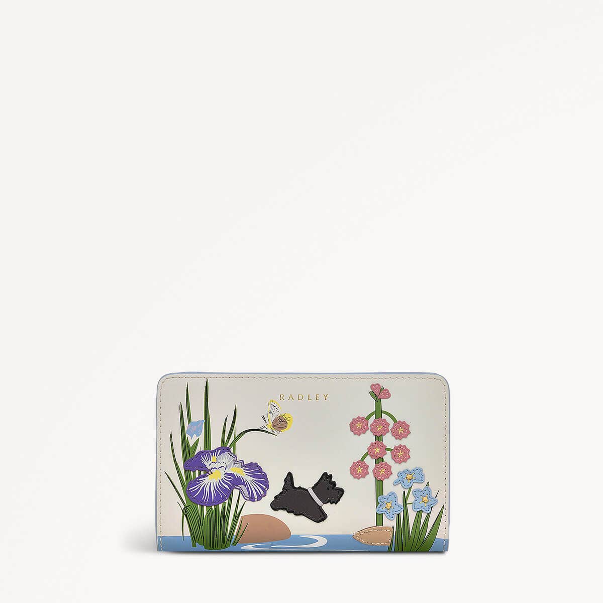 RHS SS25 Leather Medium Bifold Wallet in Chalk - 111331