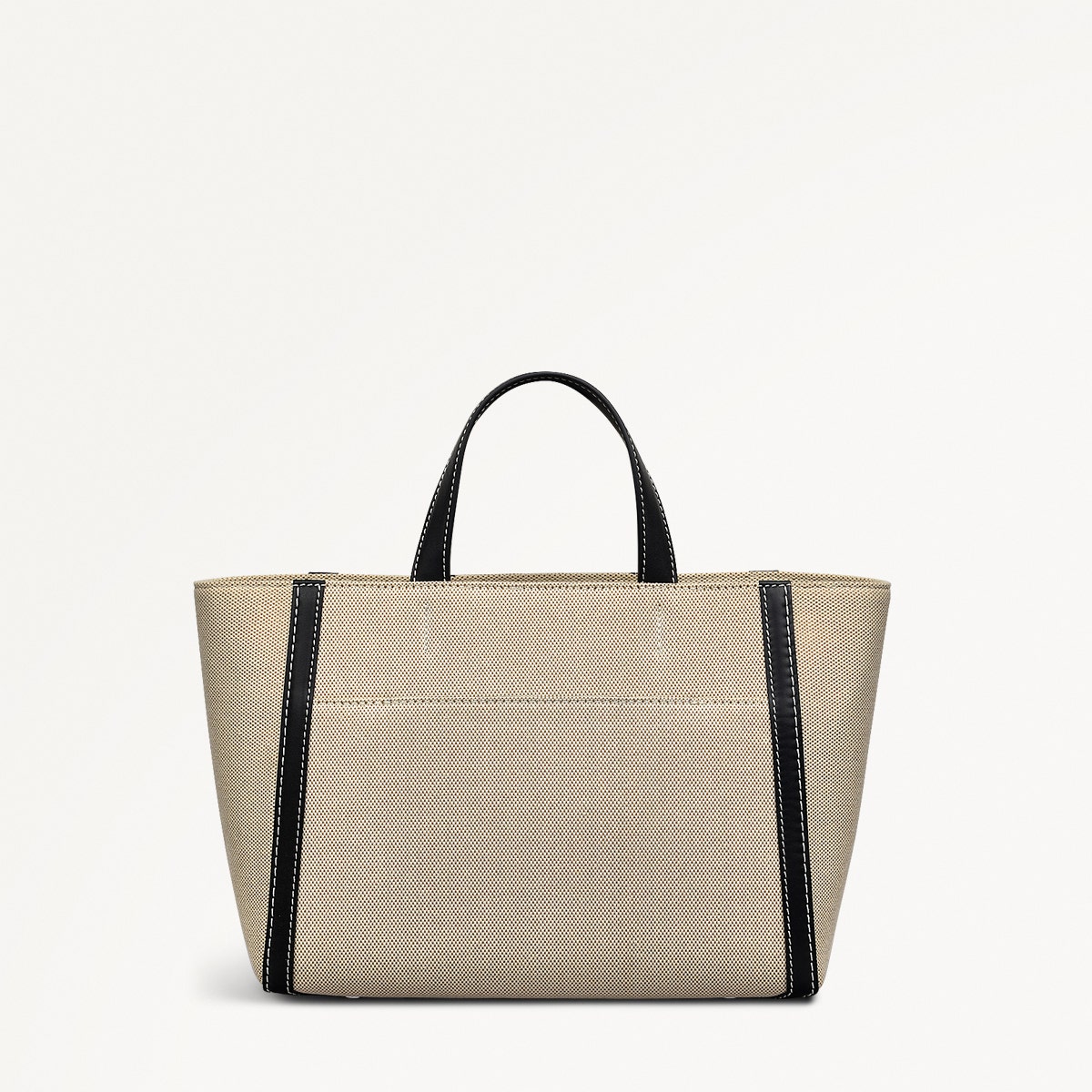 Oak Street Leather Medium Ziptop Grab Bag in Natural - 111400