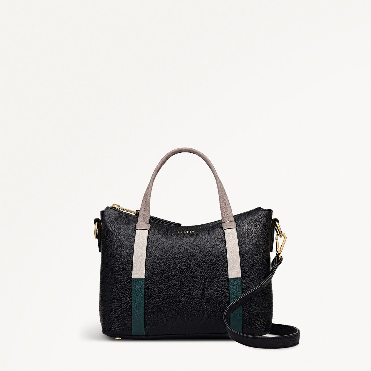 Waterloo Way Small Ziptop Grab Bag in Black - 111919