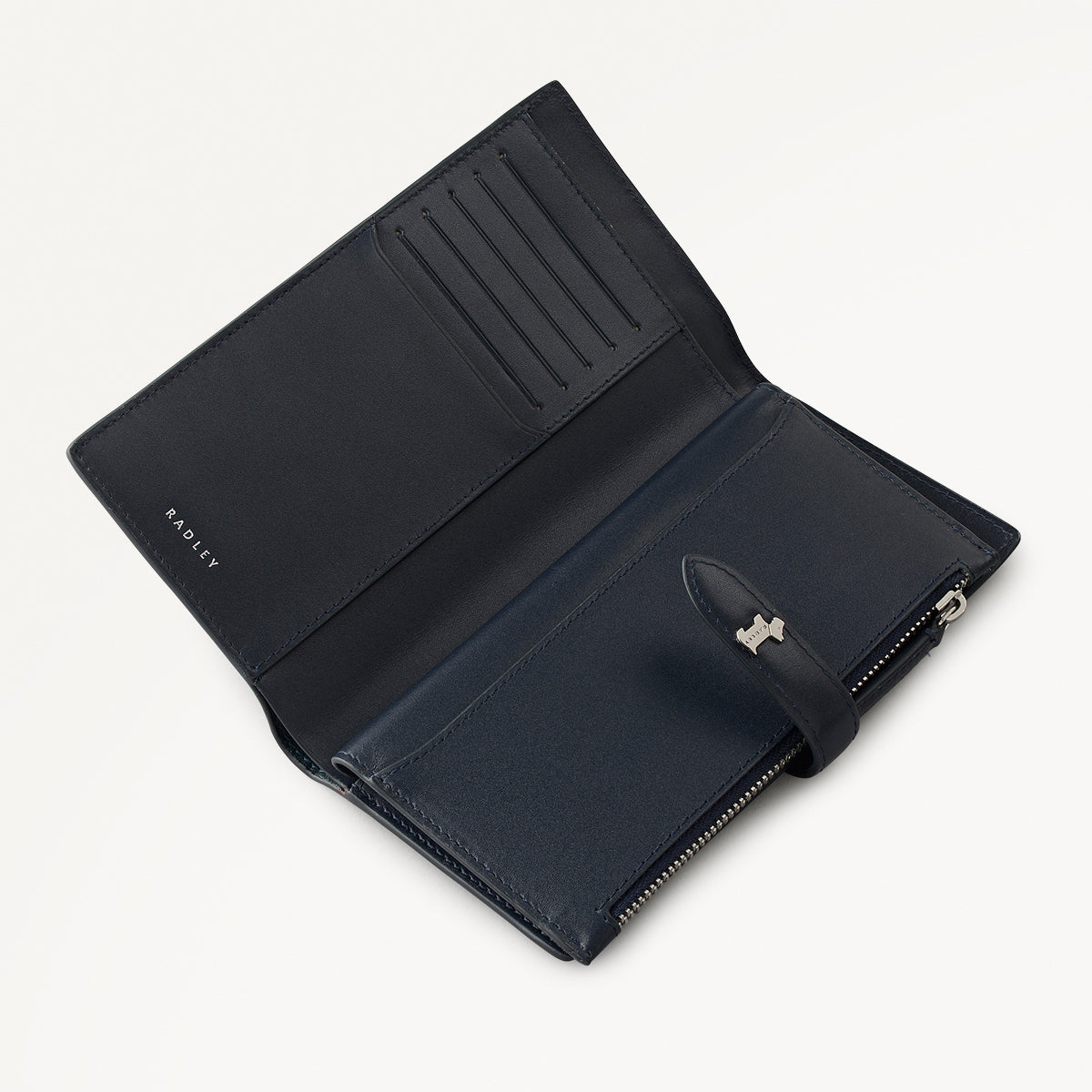 Willis Street Leather Large Bifold Wallet in Teal - 112030