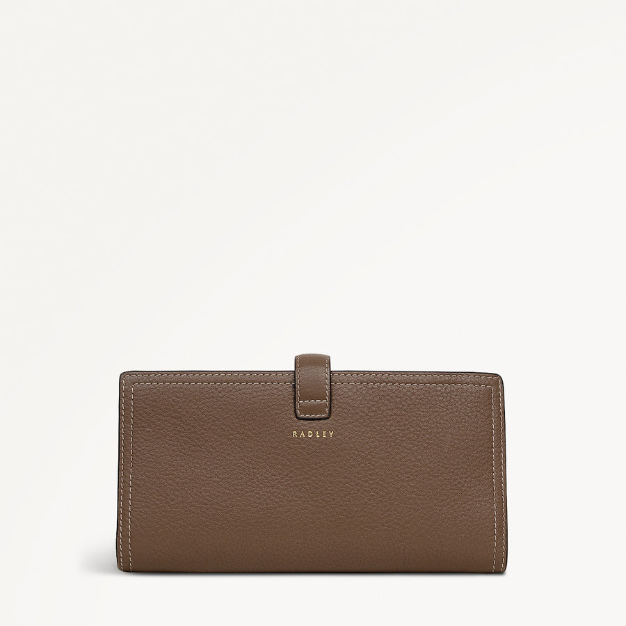 Willis Street Leather Large Bifold Wallet in Coffee - 112072