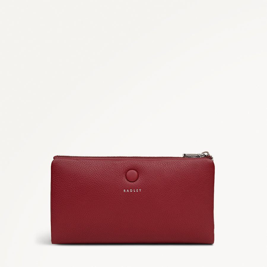 Mallow Street Leather Large Bifold Wallet in Carmine - 112076