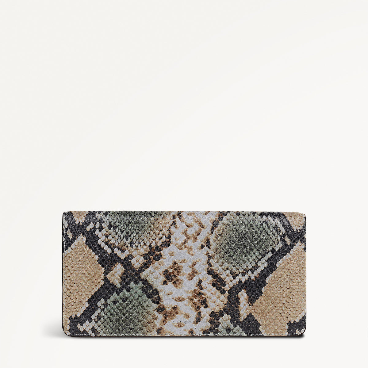 Coin Street Leather Large Bifold Wallet in Pine Needle - 112093