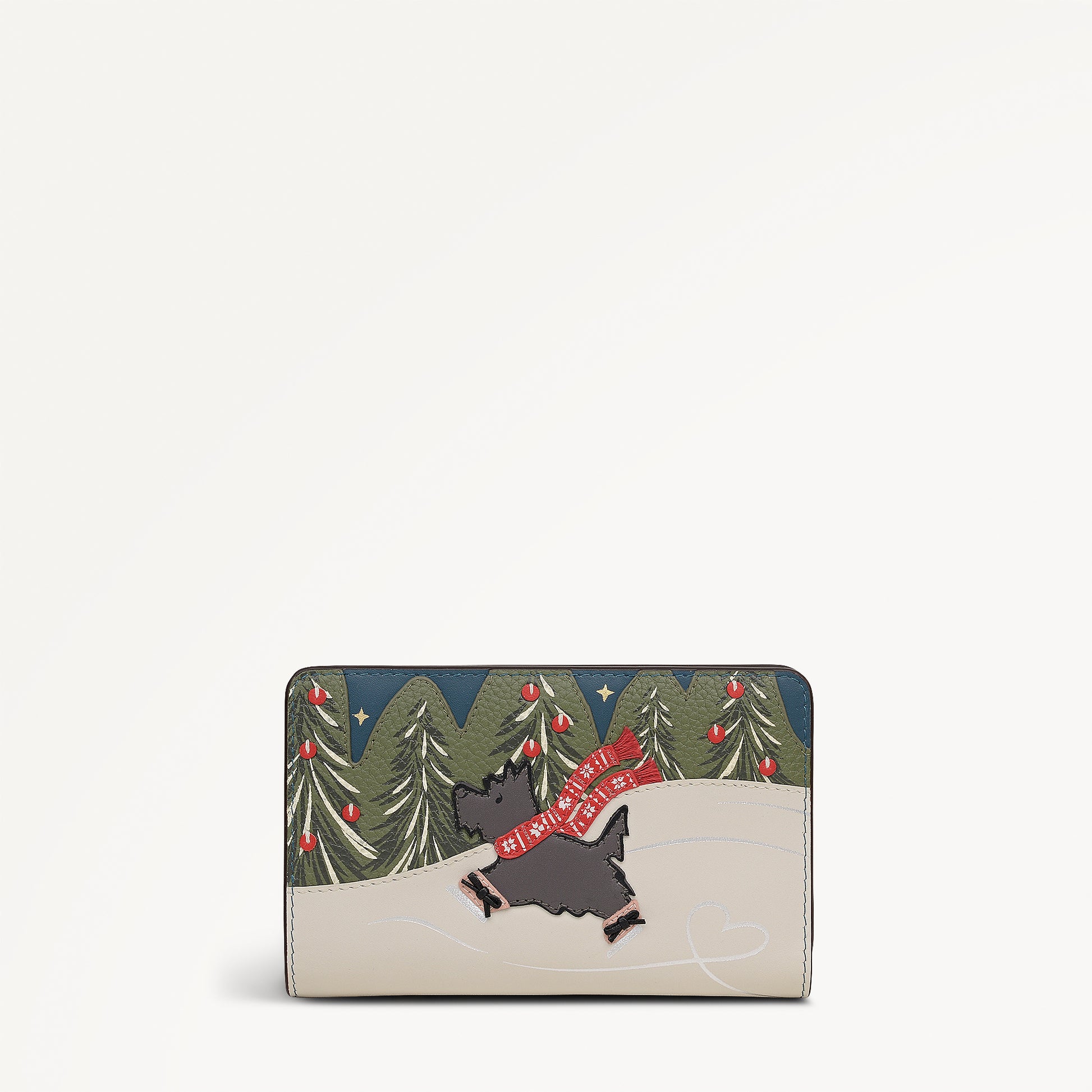An Ice Day Leather Medium Bifold Wallet in Teal - 112119