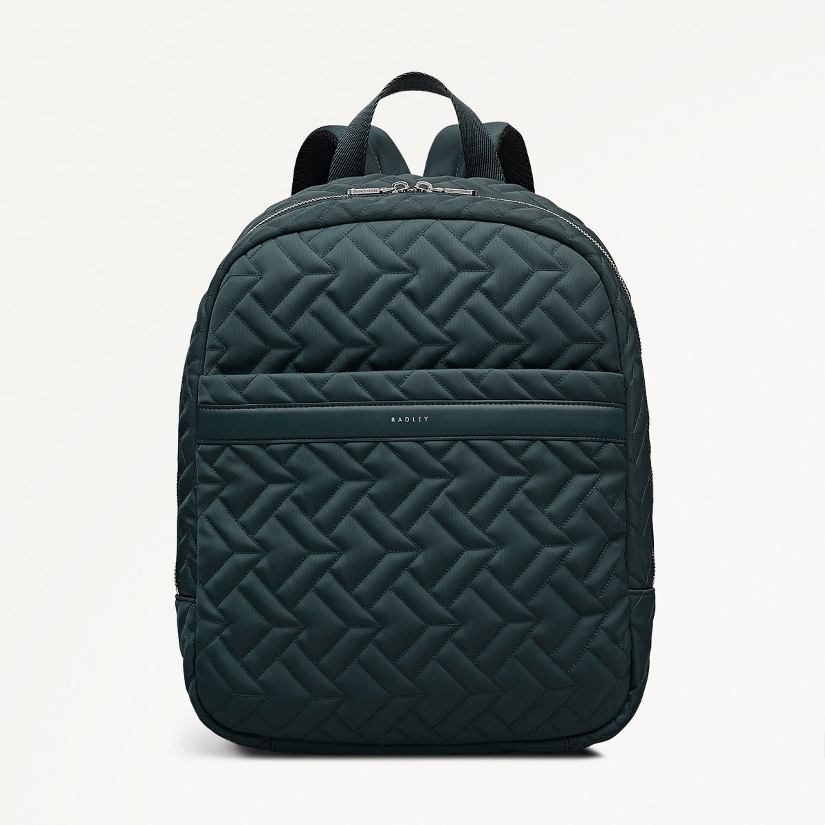 Holland Park Fabric Medium Zip Around Backpack in Teal - 112214