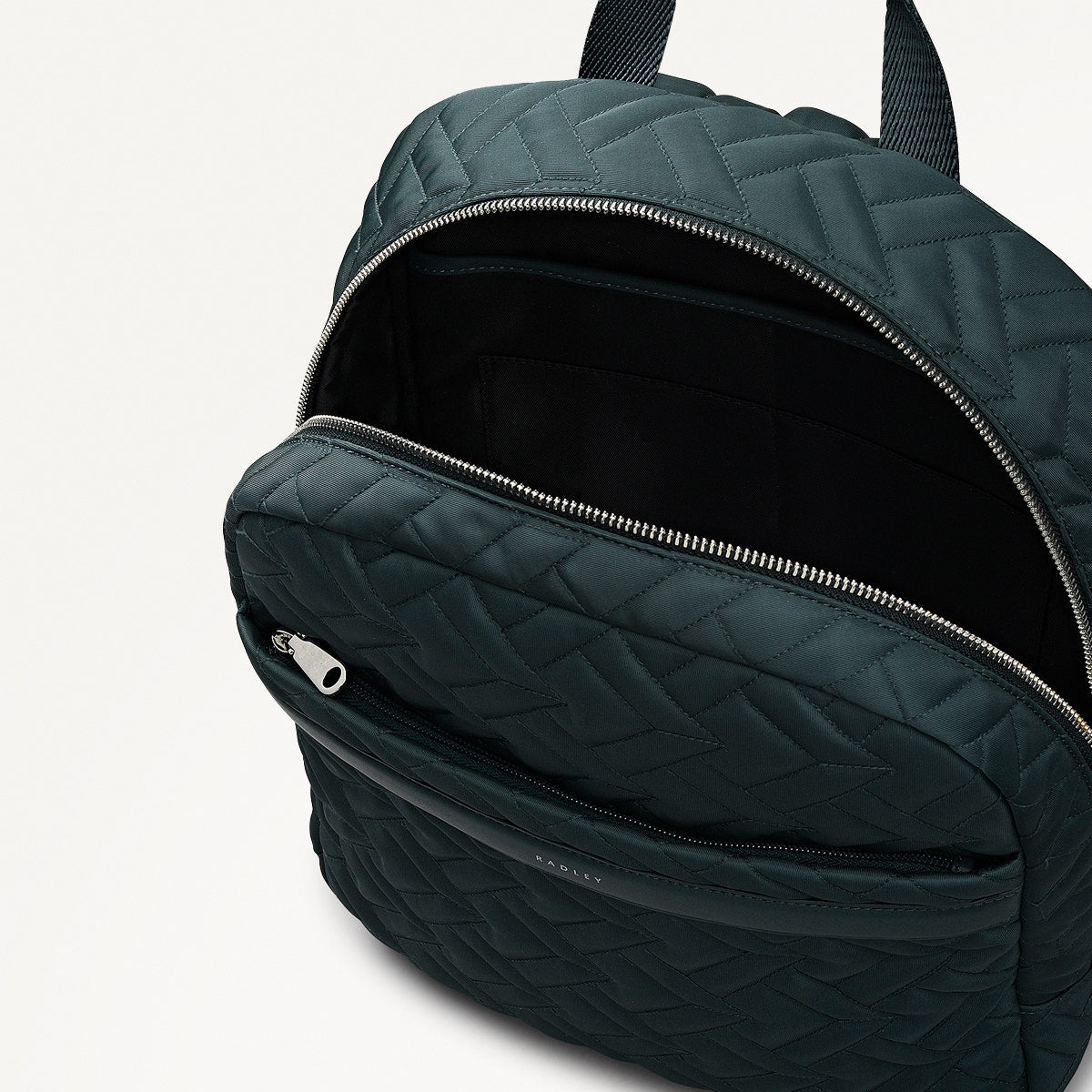 Holland Park Fabric Medium Zip Around Backpack in Teal - 112214