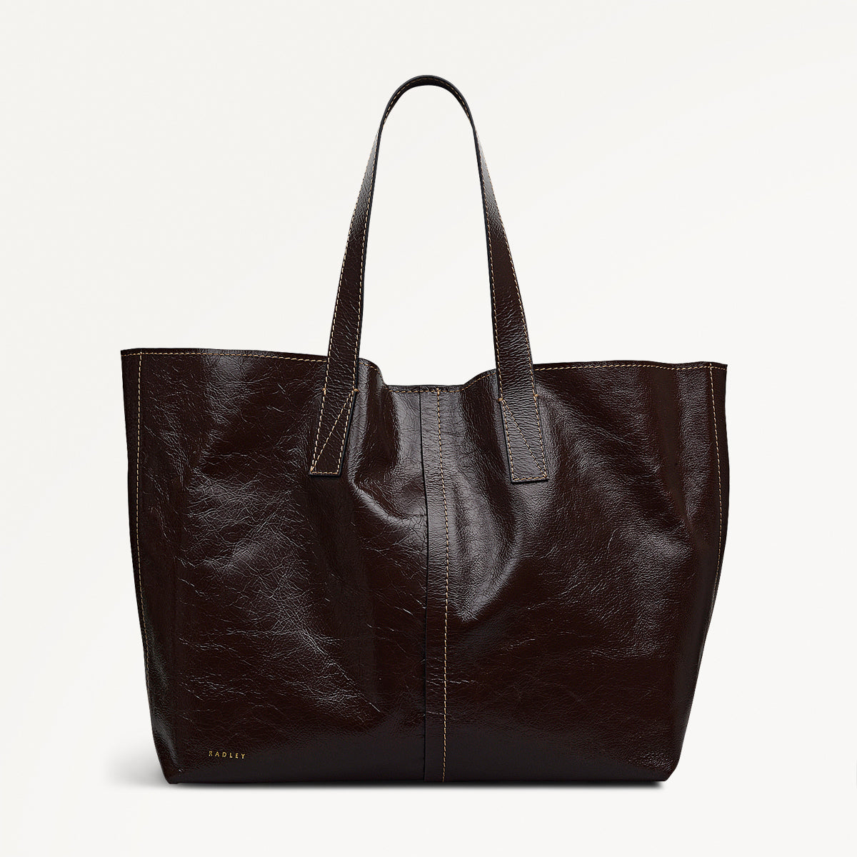 Dark Oak Large Open Top Tote | Broadway Market AW25 | Radley London