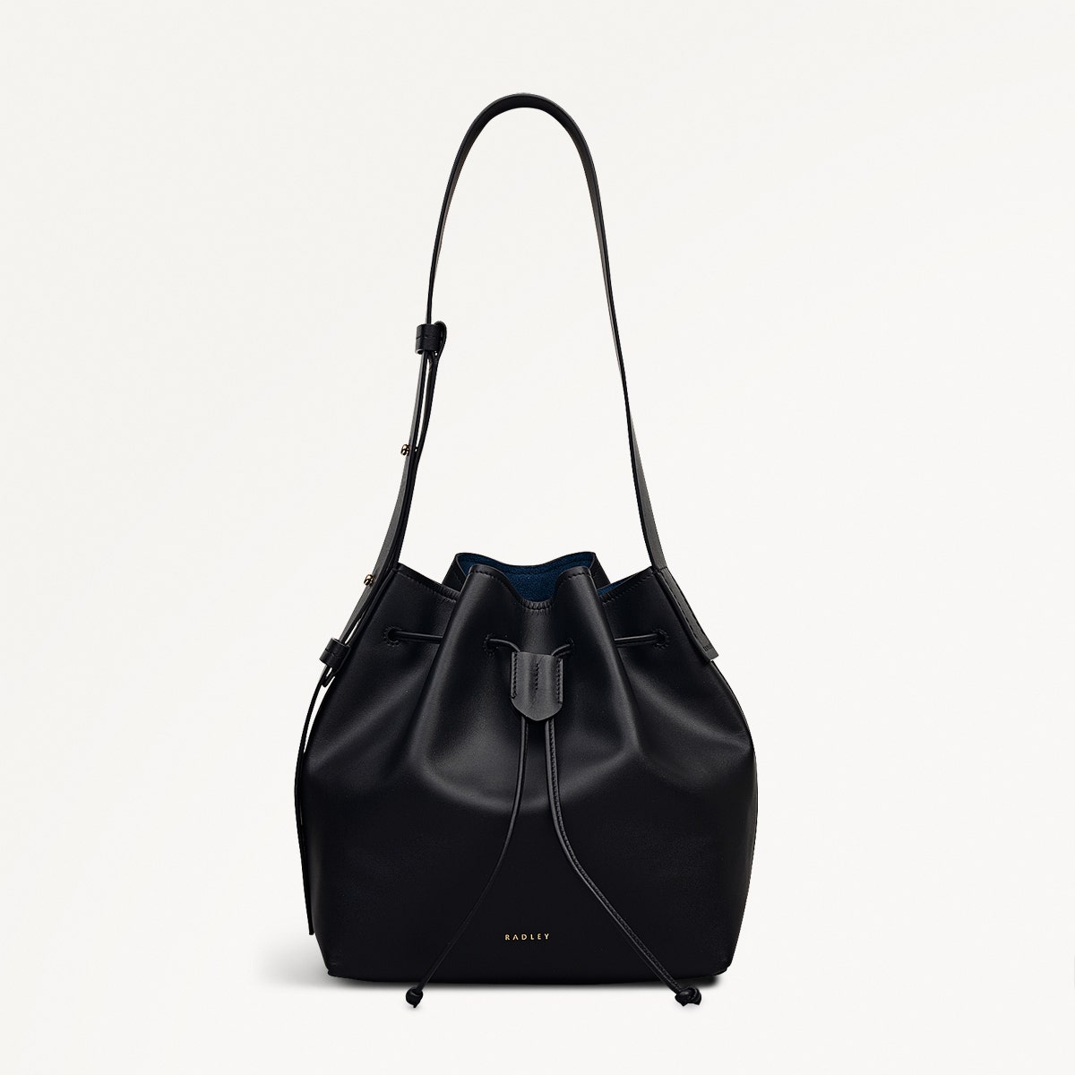Black Medium Drawstring Shoulder | York Mews AW25 | Radley London
