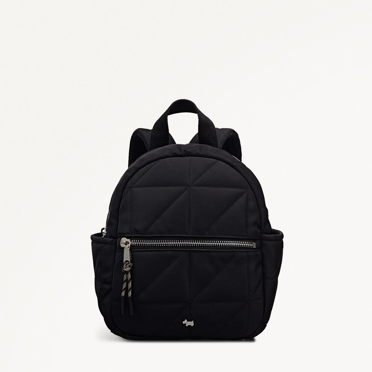 Black Mini Ziptop Backpack | Danesfield Mews AW25