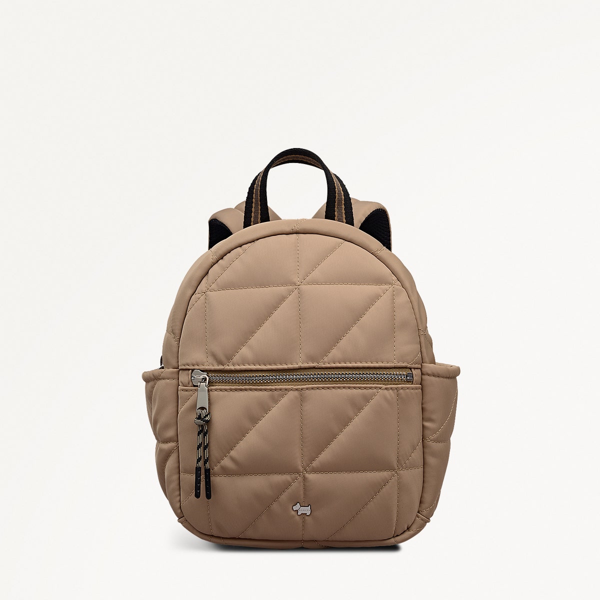 Danesfield Mews Fabric Mini Ziptop Backpack in Stone