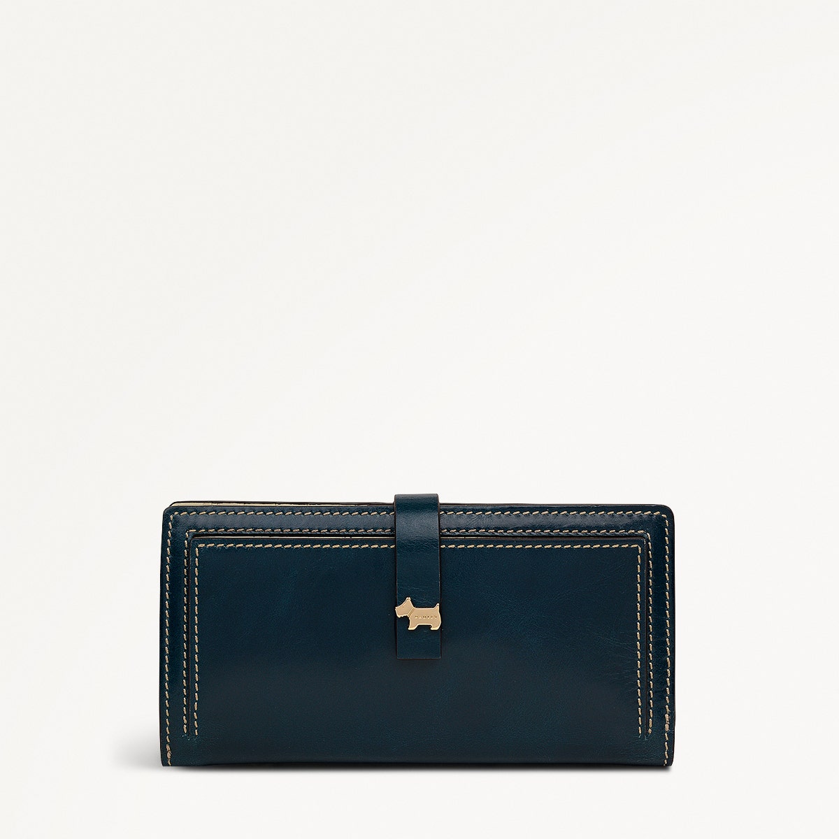 Newick Road Leather Large Bifold Wallet in Teal - OSE15212