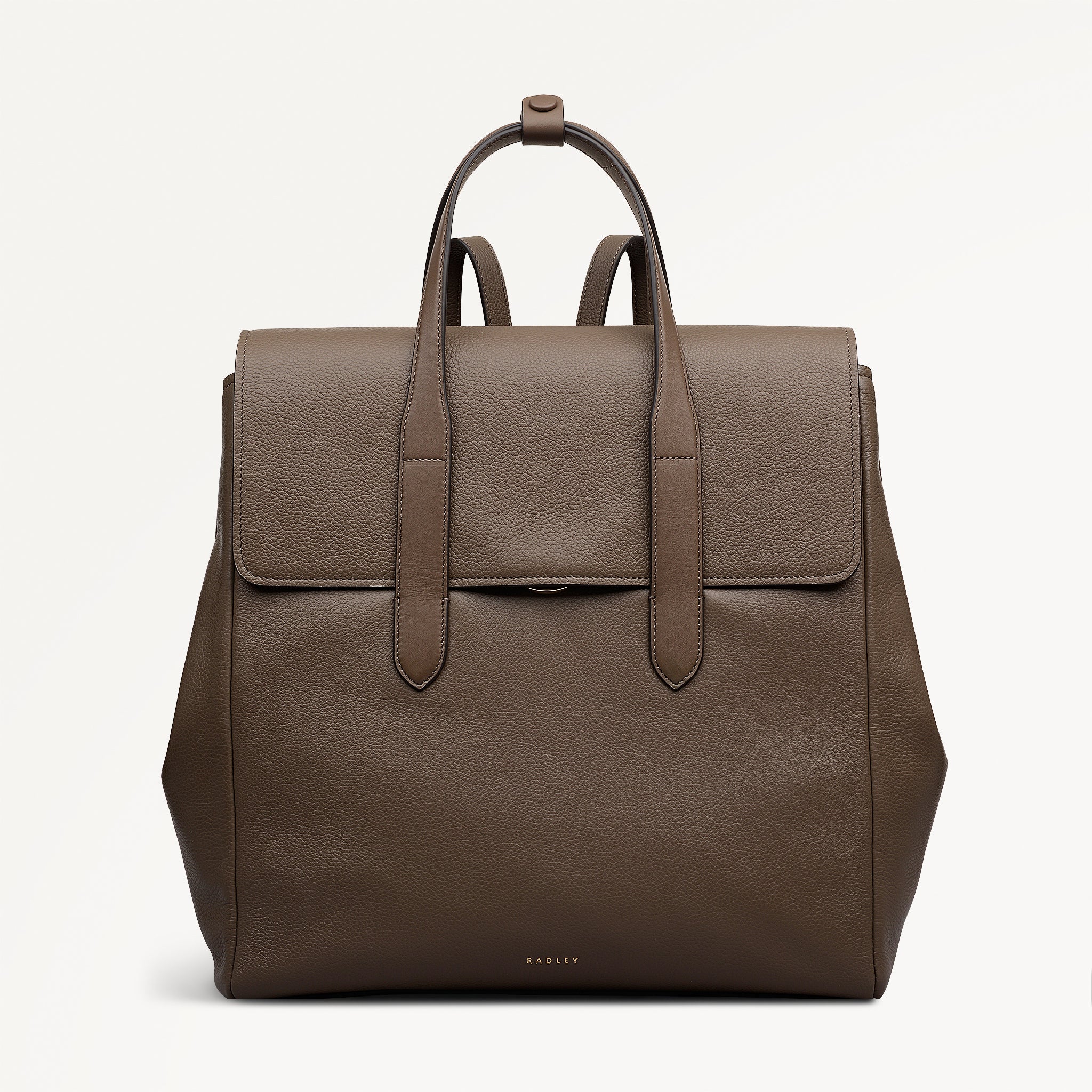 Coffee Medium Flapover Backpack | Mayfair Lane AW25 | Radley London