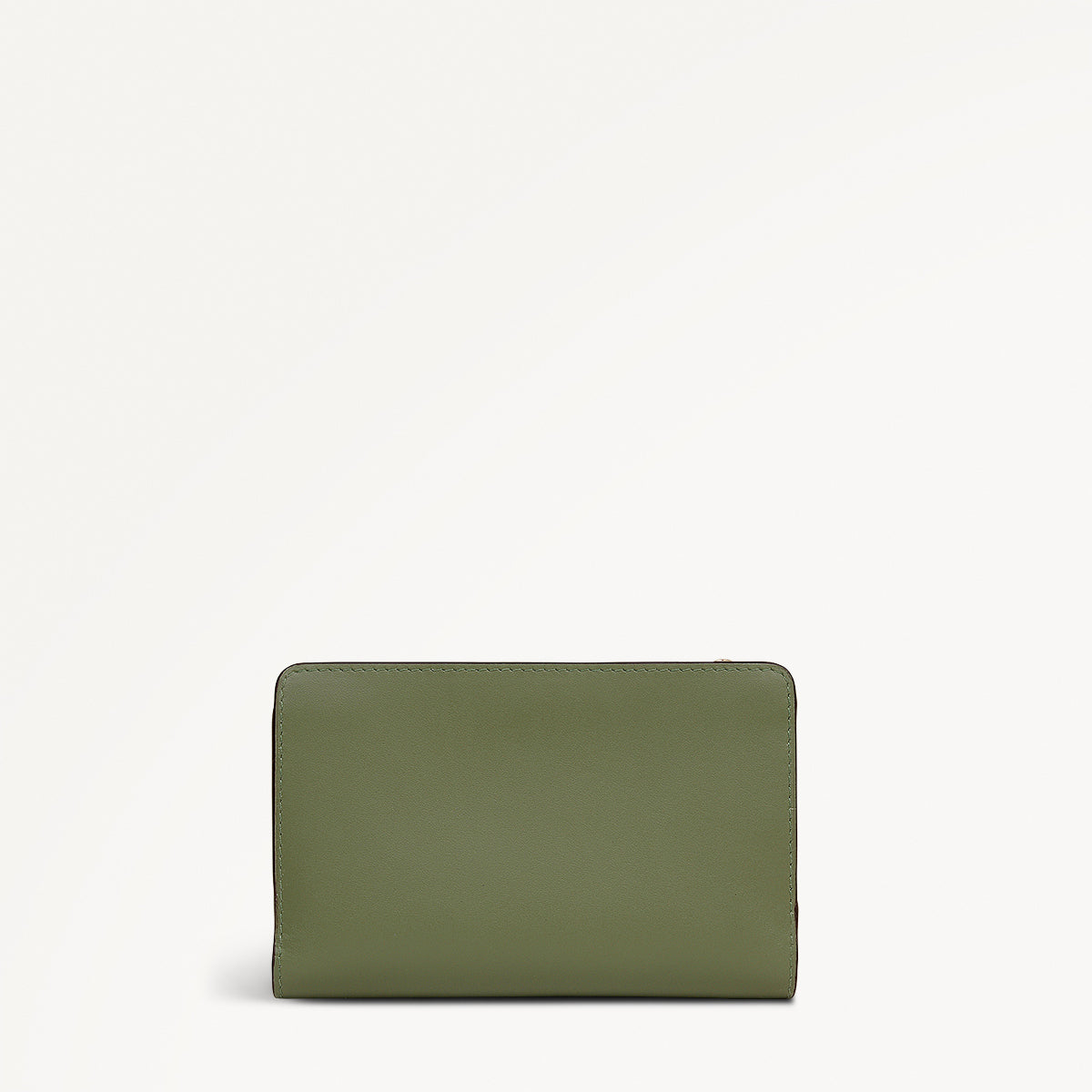 Magic Carousel Leather Medium Bifold Wallet in Hunter Green - 112786