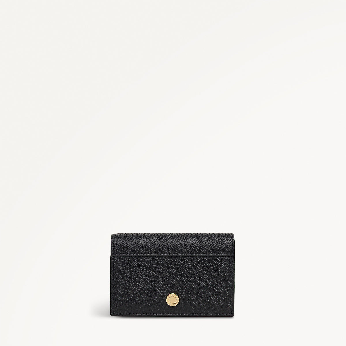 Halcomb Place Leather Medium Boxed Card Holder in Black - 112873