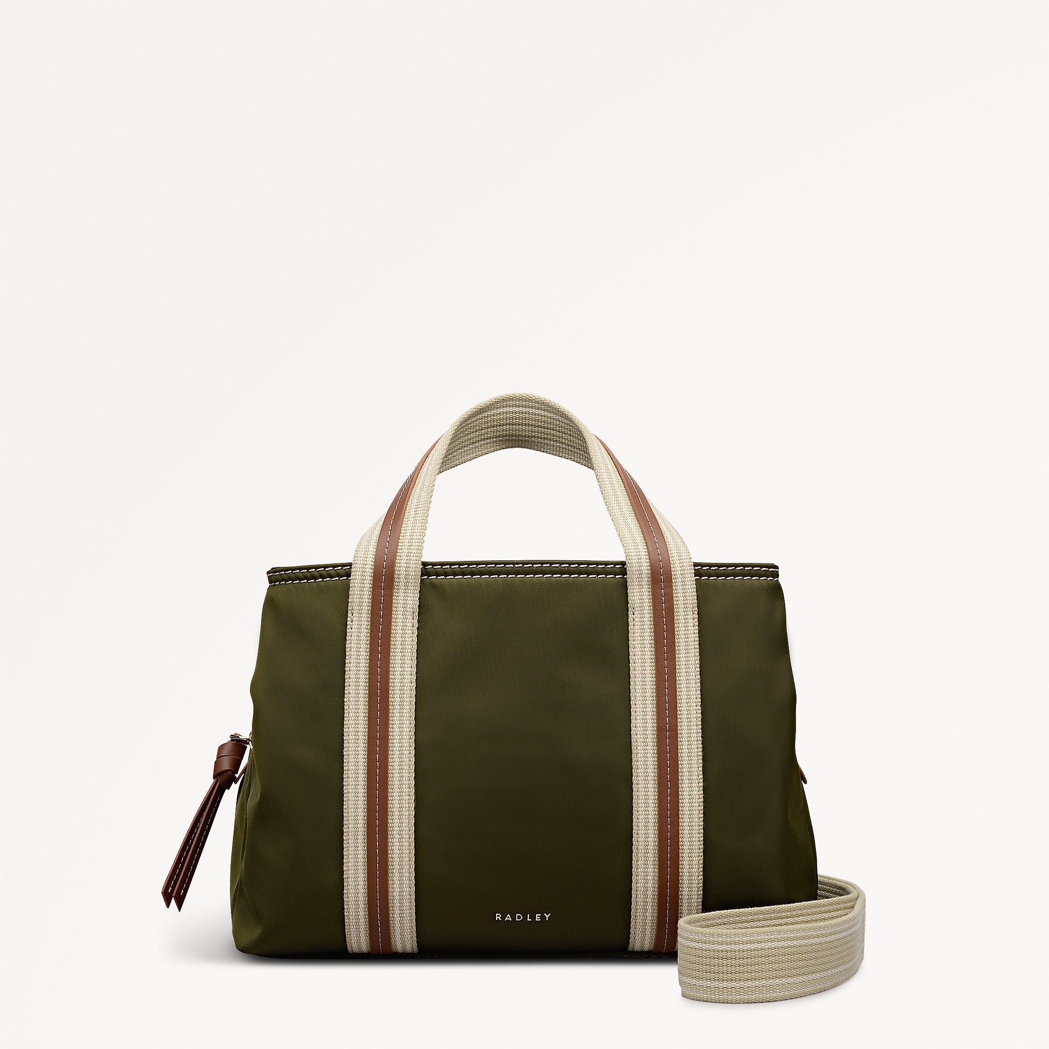 Halley Row Medium Ziptop Grab Olive - 113492