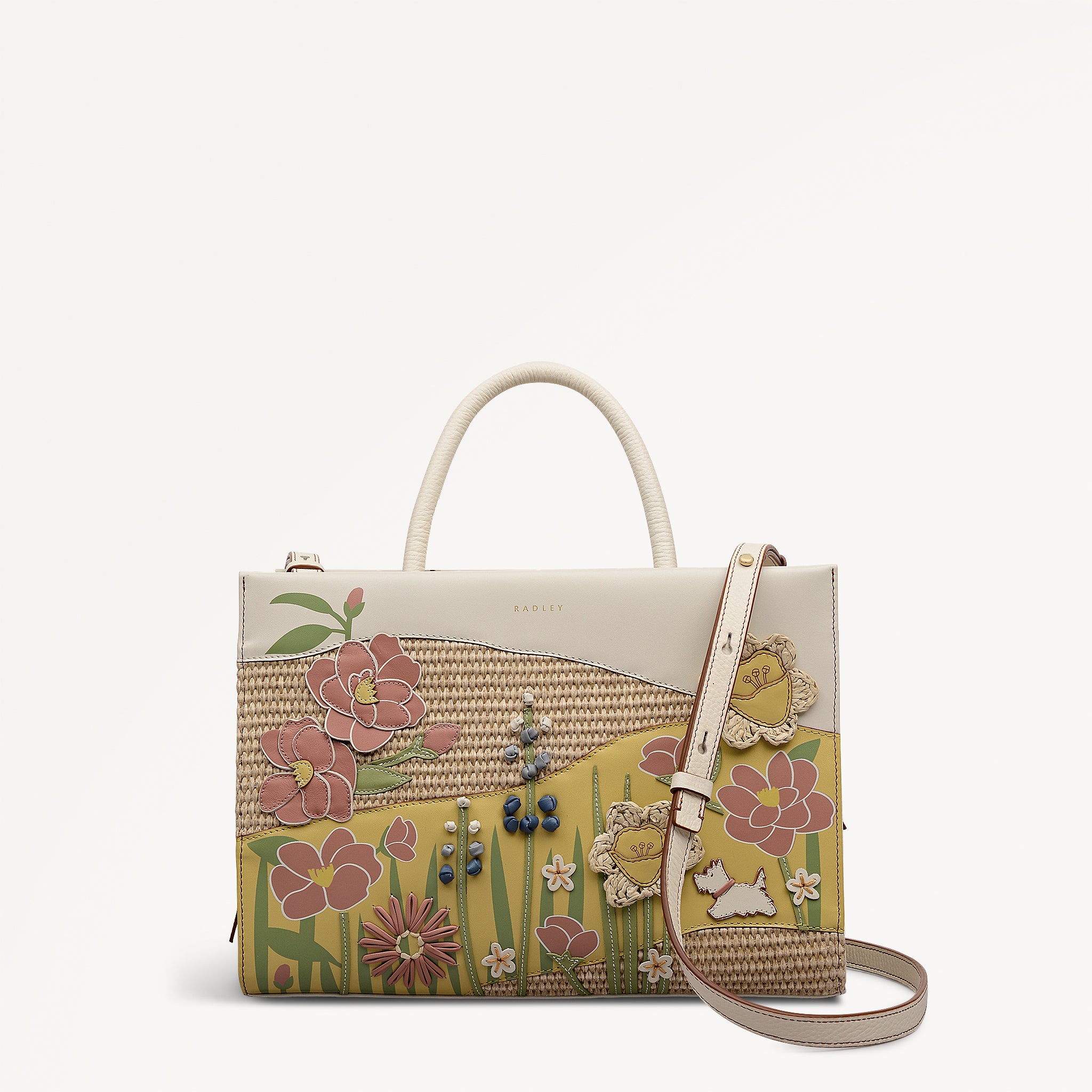 トップス Spring Salt Medium Ziptop Multiway Bag | Spring Blooms SS26 | Radley London