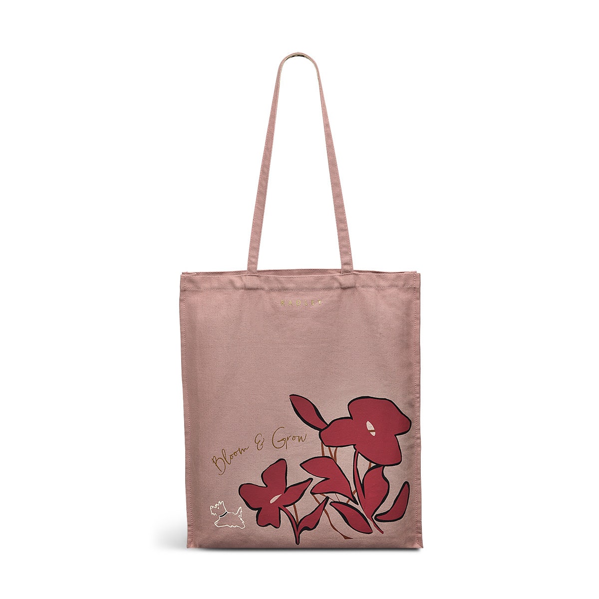 Prairie Pink Medium Open Top Tote | Bloom & Grow AW24 | Radley London
