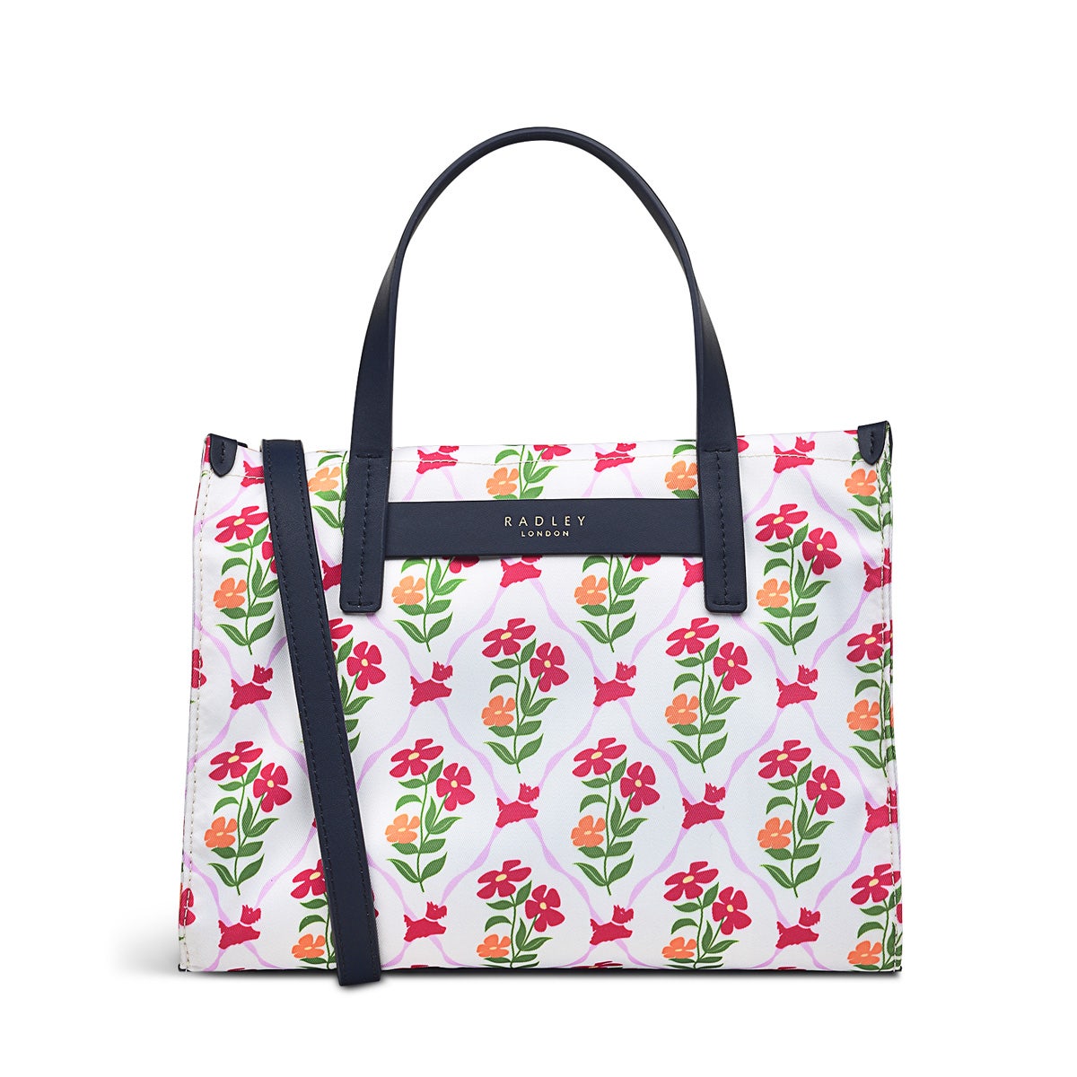 White Grab Bag | Finsbury Park Carousel Floral AW24 | Radley
