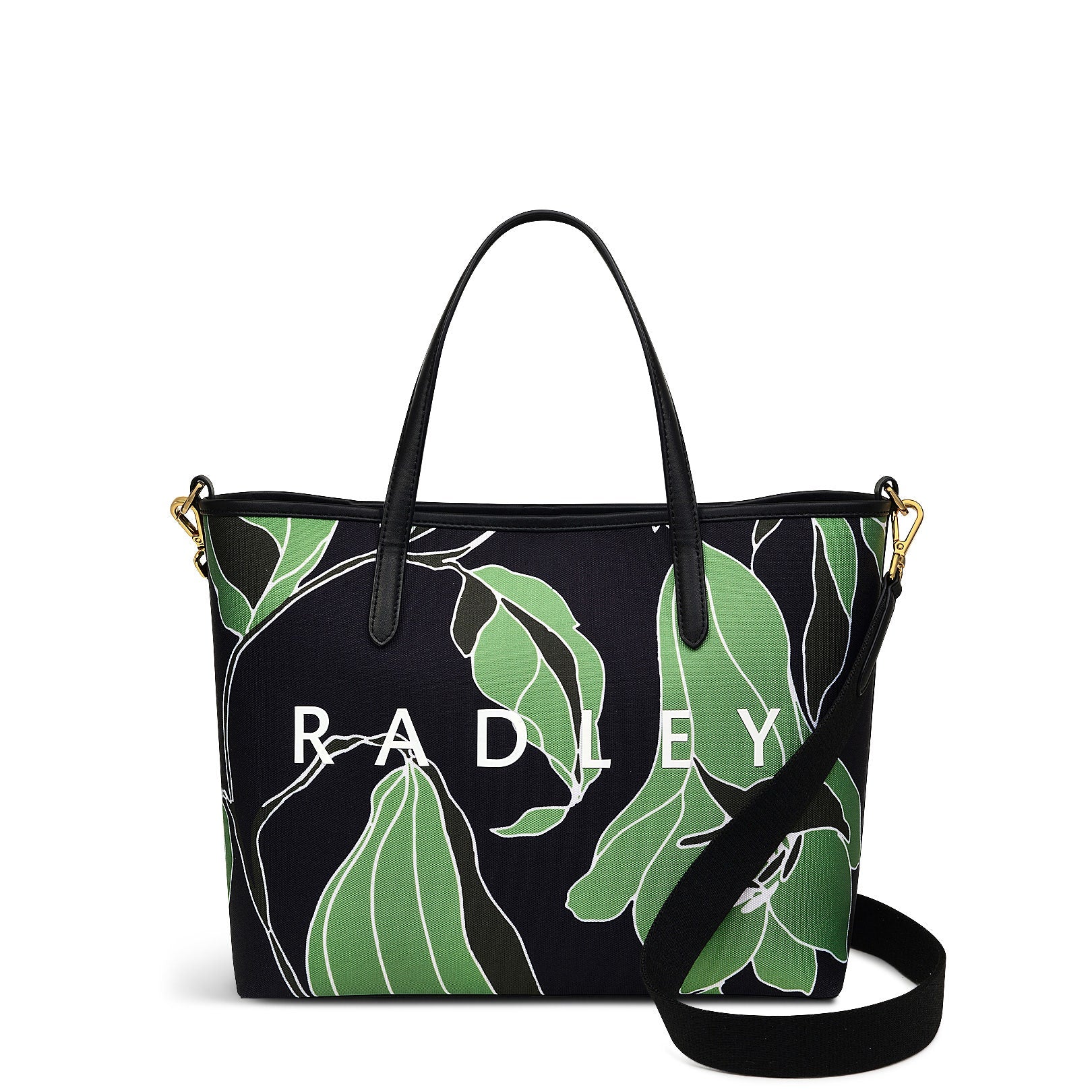 Black Medium Grab Bag | Southwell Gardens Floral AW24 | Radley