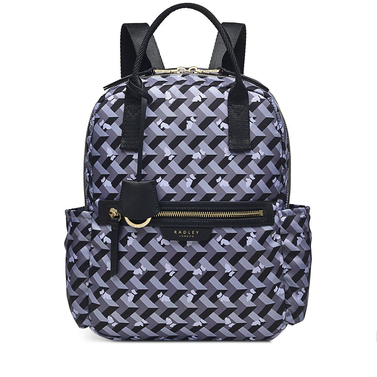 Finsbury Park Fabric Medium Ziptop Backpack in Thunder - H8243074
