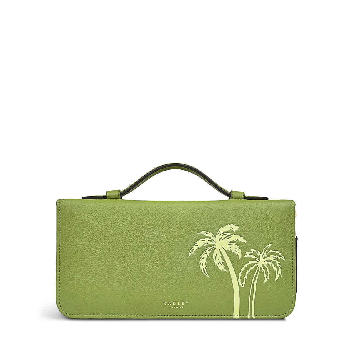 Palm Bay Leather Large Zip Around Pouch in Bonsai - S1347317