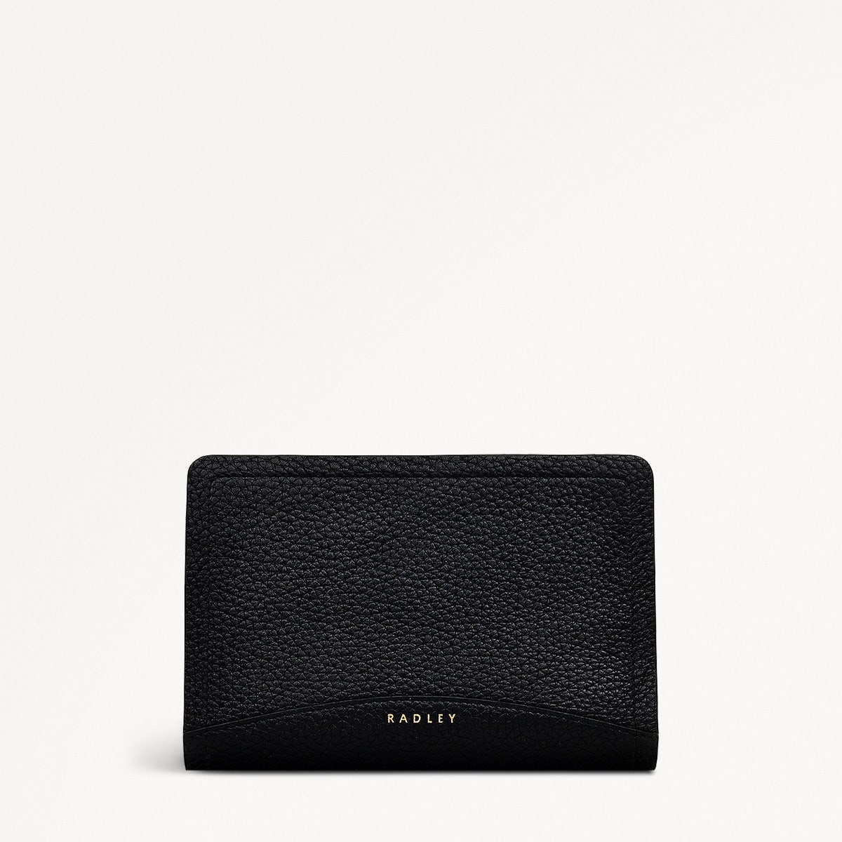 The Chancery Leather Medium Zip Around Wallet in Black - S1944001