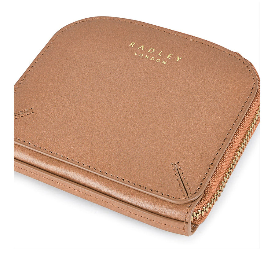 Dukes Place Leather Medium Zip Around Wallet in Dark Butter - S5971260