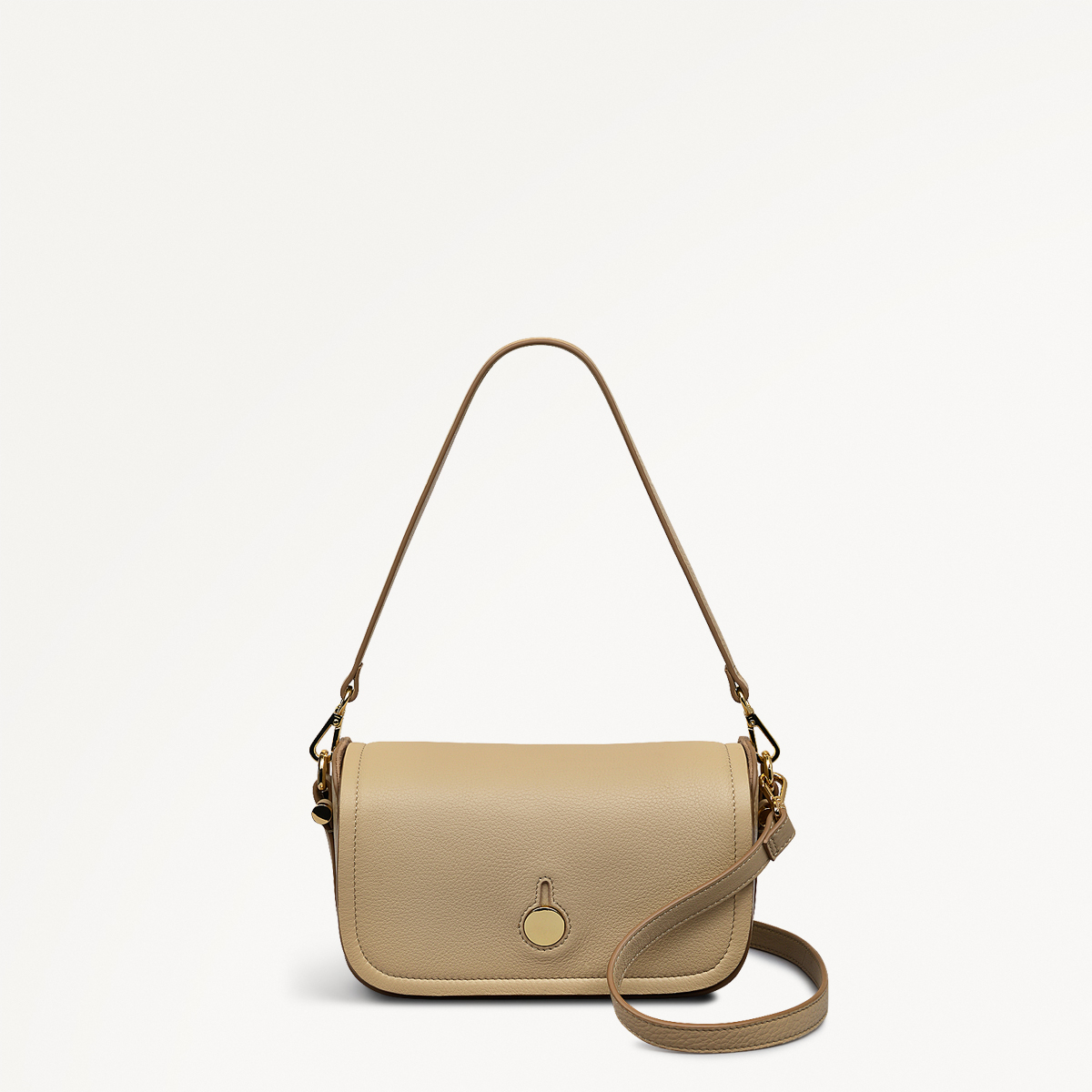 Bathurst Mews Small Flapover Crossbody Stone