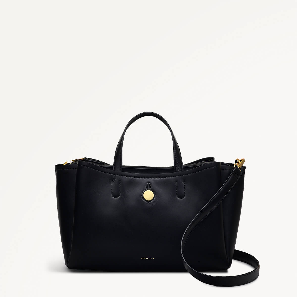 Bathurst Mews Medium Ziptop Grab Black