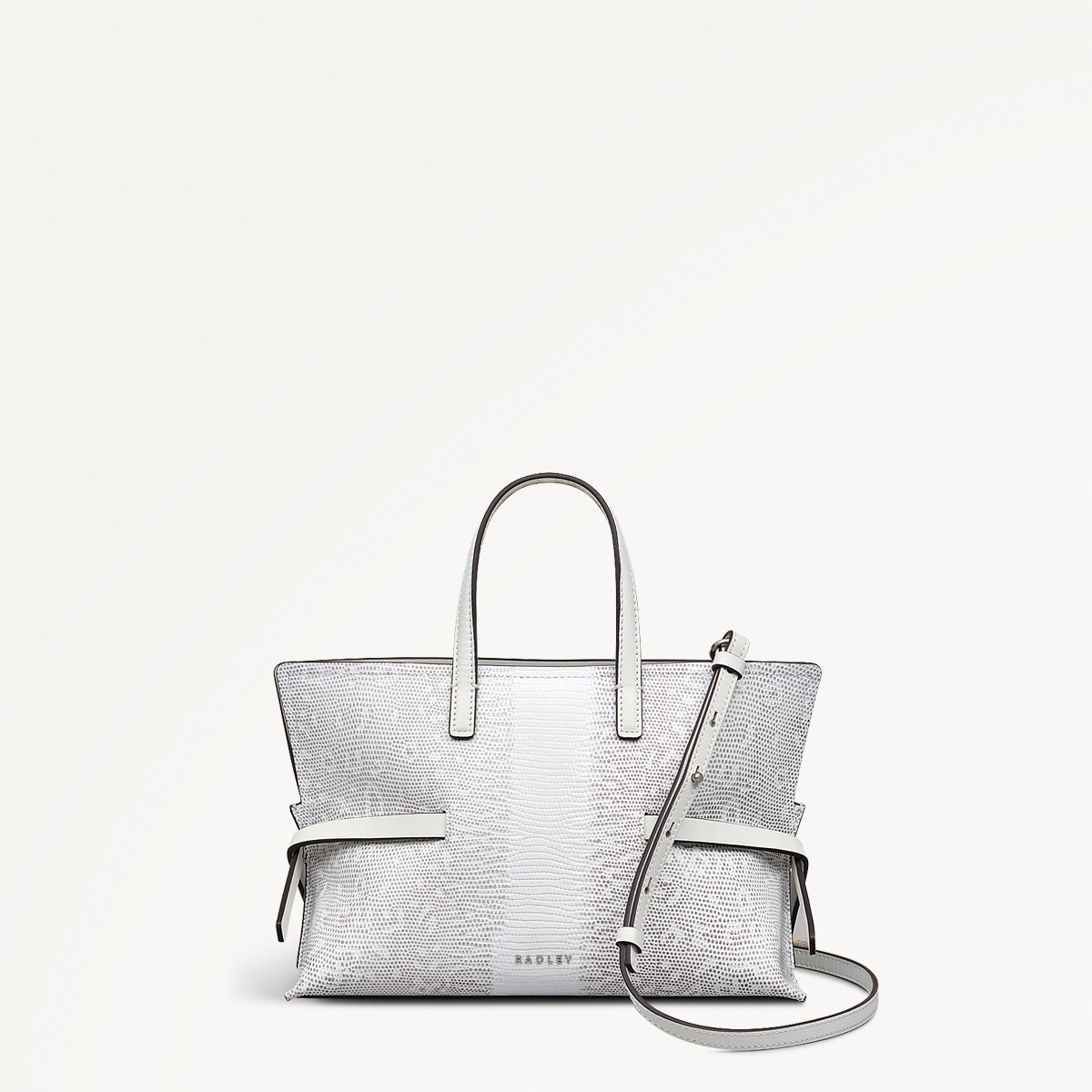Fleet Street Small Open Top Crossbody Bright White