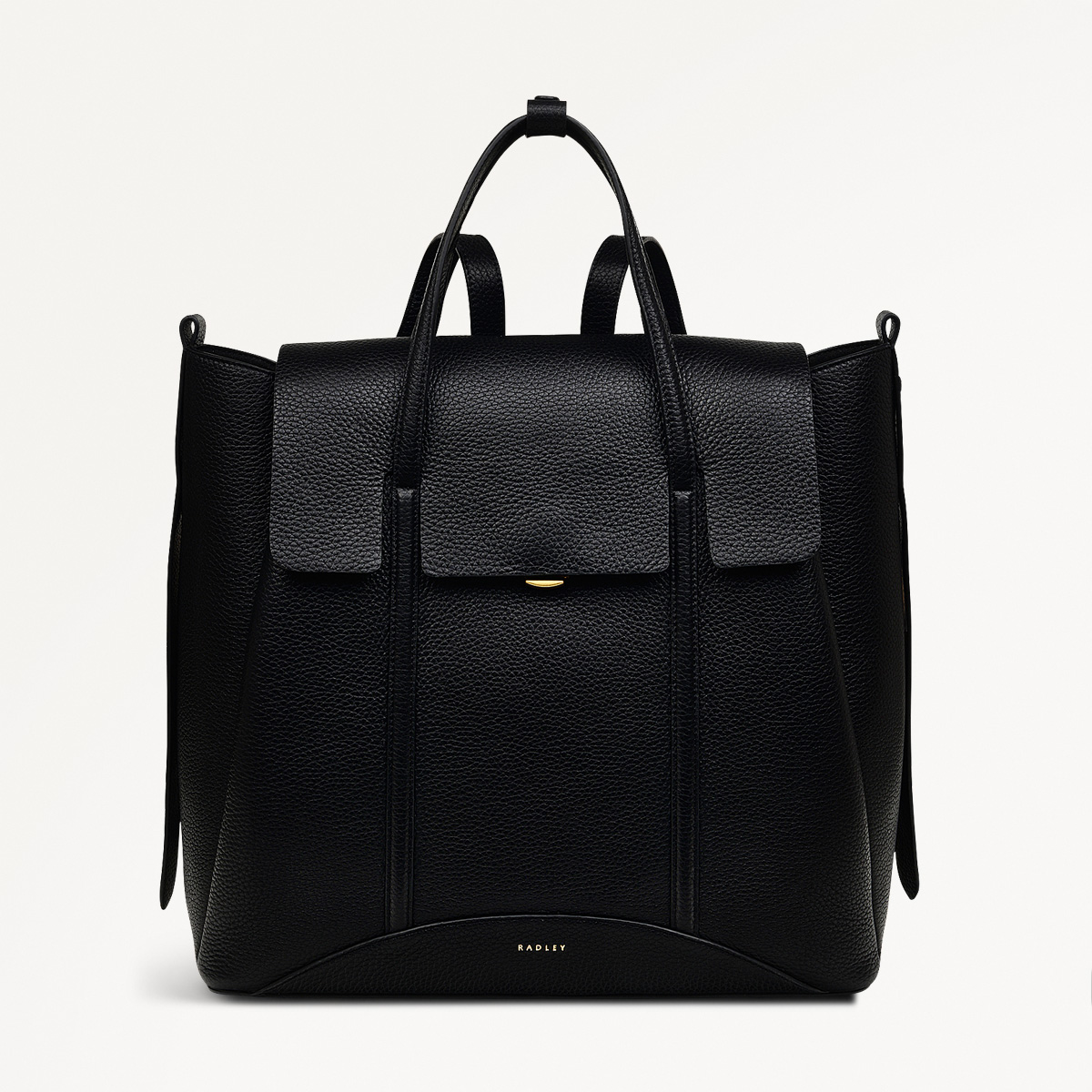 The Chancery Medium Flapover Backpack Black