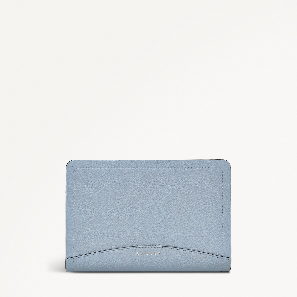 The Chancery Medium Zip-Around Wallet Smoke Blue