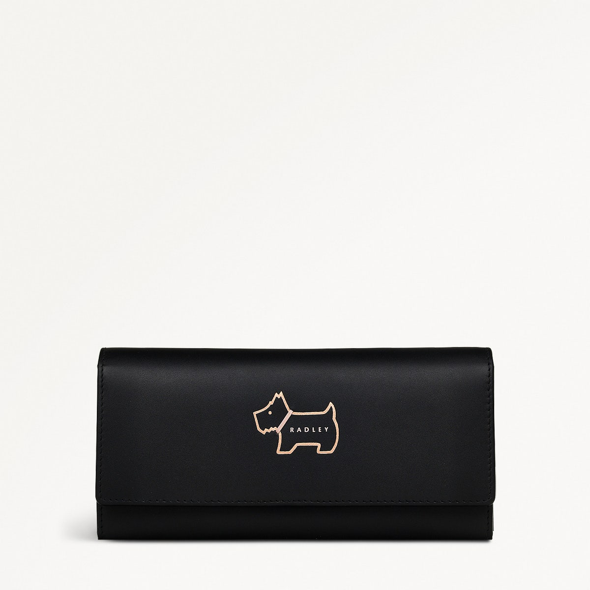 Heritage Dog Outline Large Flapover Wallet - RSM10810