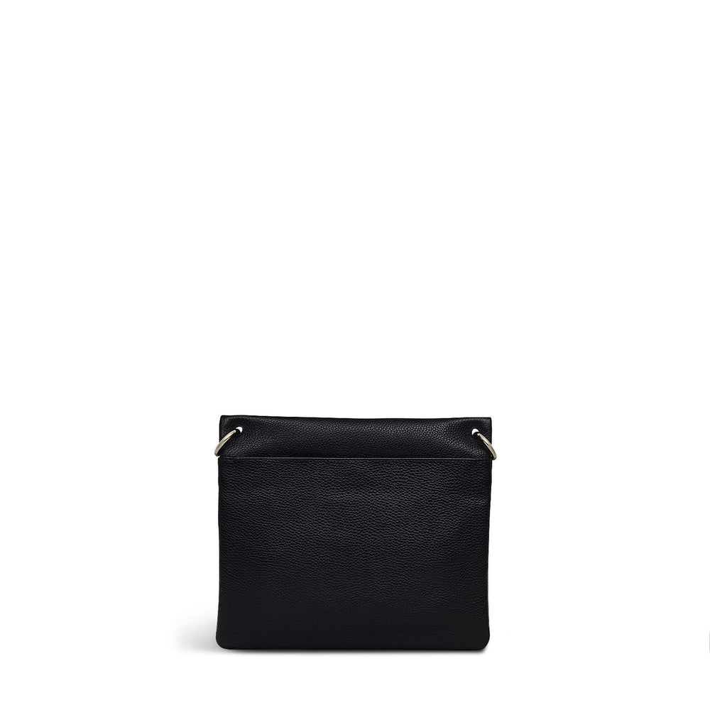 Wilton Way Leather Medium Ziptop Crossbody Bag in Black - 110027