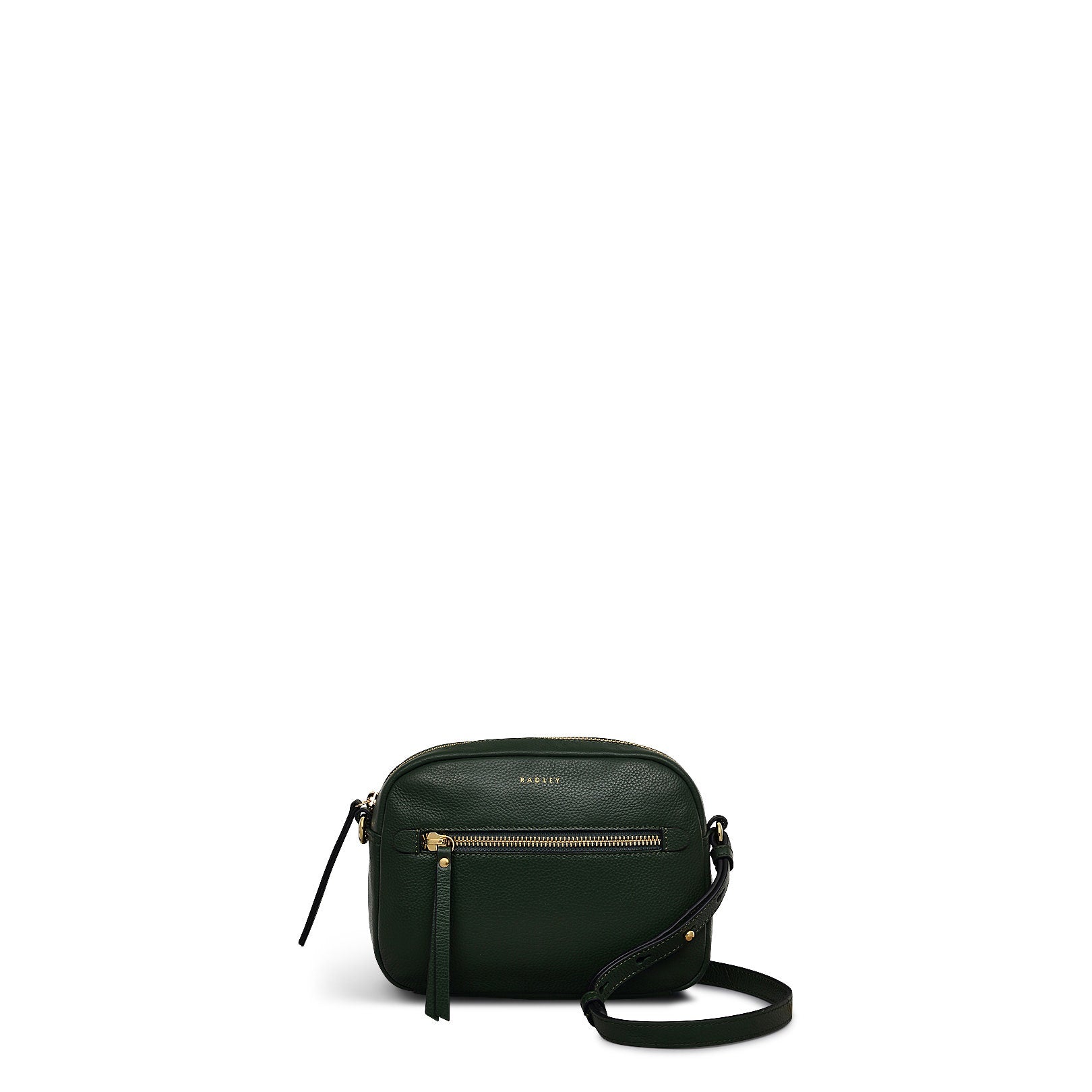Gordon Road Leather Small Ziptop Crossbody Bag in Dragon - 110045
